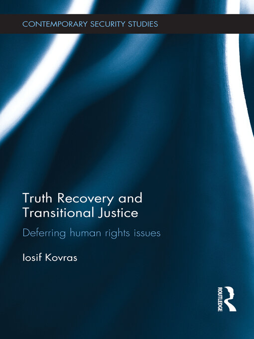 Title details for Truth Recovery and Transitional Justice by Iosif Kovras - Wait list